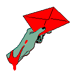 hand holding a letter